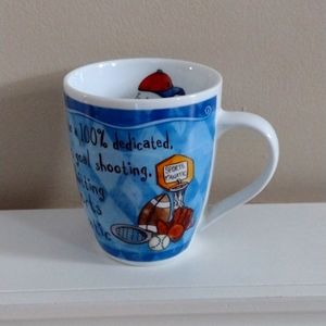 Sports Fanatic Mug H&H Porcelain New 12 Oz.